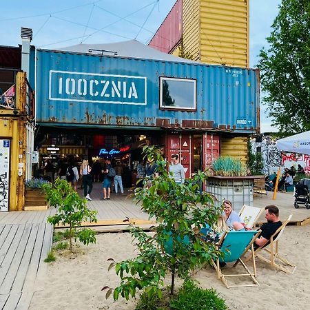 Apartament White Glove Deluxe Stocznia Montownia Gdańsk Exteriör bild